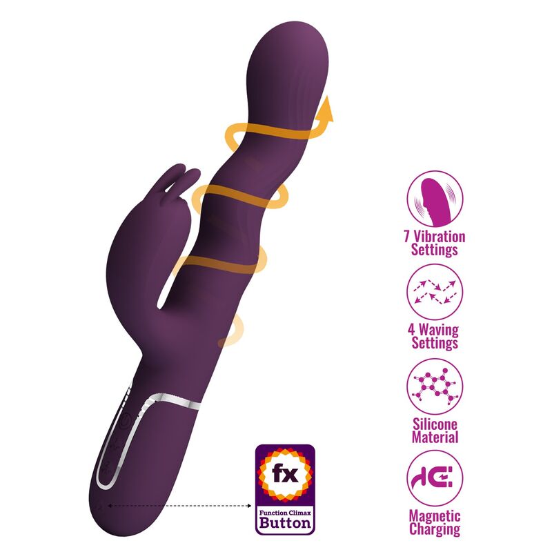Pretty Love-Loursen vibratore coniglio con spinta Viola 5 Pretty Love-Loursen vibratore coniglio con spinta Viola · Vibratori (imaginea 5)