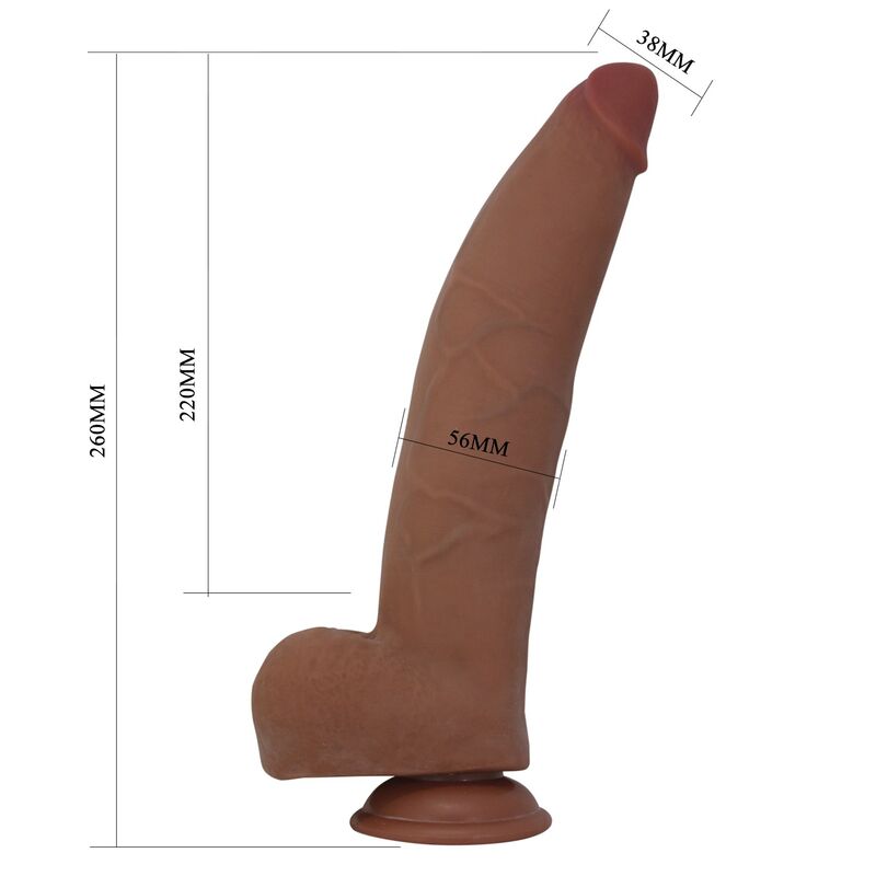 Pretty Love-Ulric Dildo Realistico Flessibile 26 cm Marrone 6 Pretty Love-Ulric Dildo Realistico Flessibile 26 cm Marrone · Dildo & Stimolatori (immagine 6)