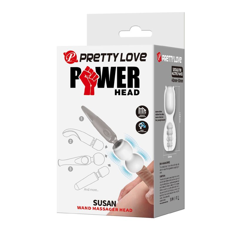 Pretty Love-Susan Cap Accessorio per massaggiatore Wand 6,5 cm · Vibratori (imaginea 7)