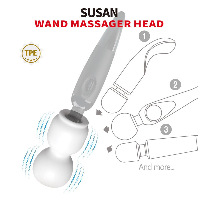 Pretty Love-Susan Cap Accessorio per massaggiatore Wand 6,5 cm · Vibratori (imaginea 3)