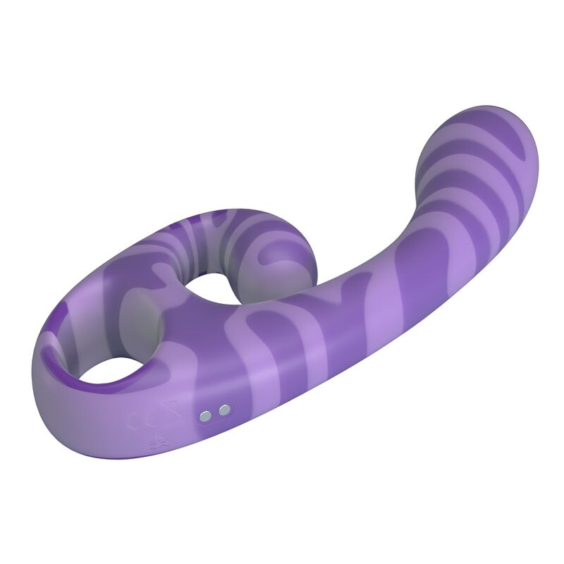 Pretty Love-Summer Vibratore Doppio con Manico 19 cm Viola · Vibratori (imaginea 4)