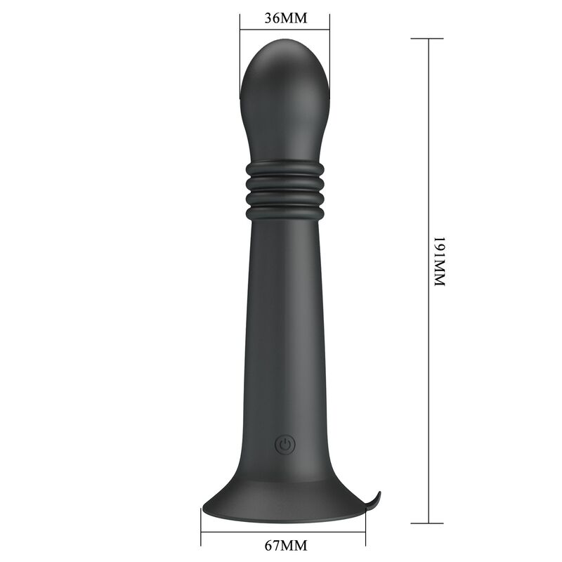 Pretty Love-Stella Massager con rotazione e spinta Nero 4 Pretty Love-Stella Massager con rotazione e spinta Nero · Vibratori (imaginea 4)