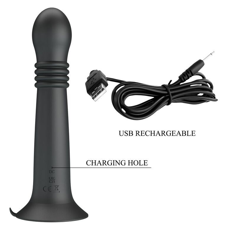 Pretty Love-Stella Massager con rotazione e spinta Nero 8 Pretty Love-Stella Massager con rotazione e spinta Nero · Vibratori (imaginea 8)
