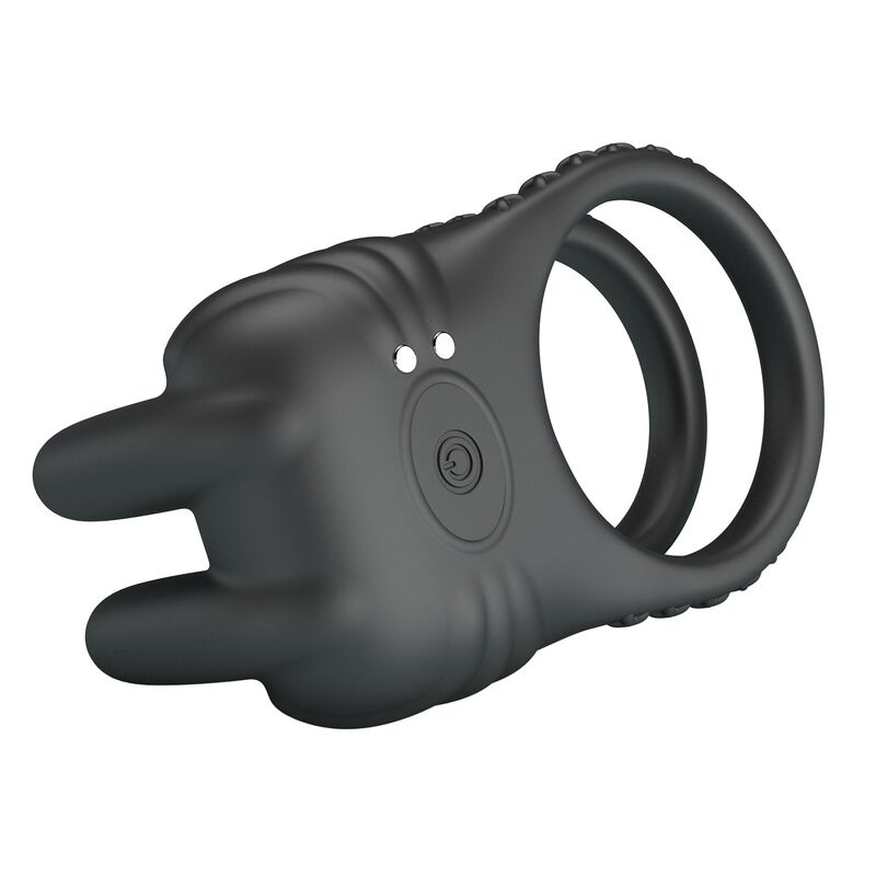 Pretty Love-Sini Anello Vibratore per Pene 10 Funzioni Nero · Anelli & Guaine per pene (imaginea 6)