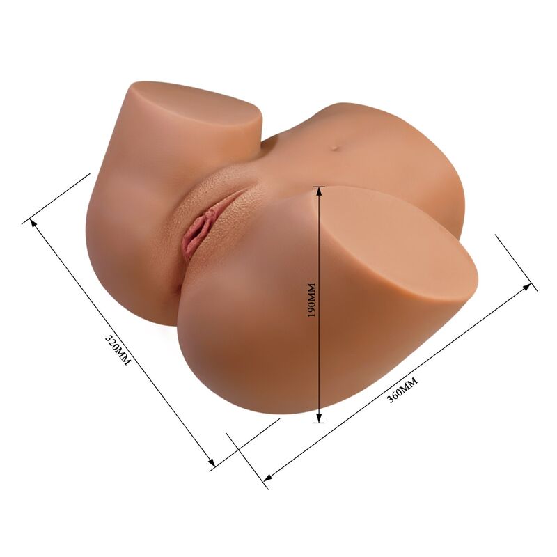 Crazy Bull-Torso Femminile Realistico Masturbazione con Vibrazioni · Masturbatori (imaginea 8)