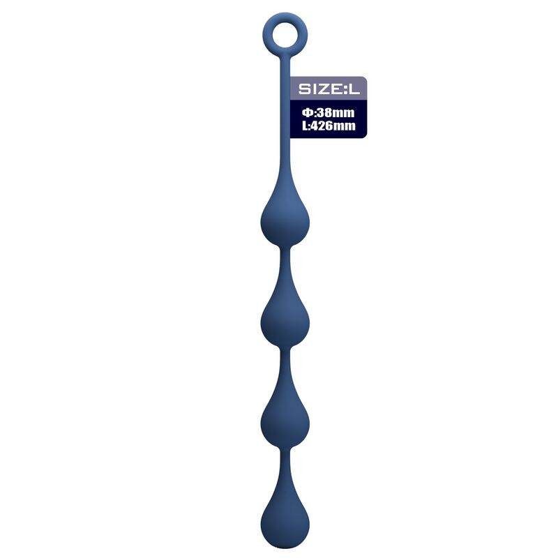 Mr Play-Palline anali Silicone Blu Dimensione L 42,6 cm · Giocattoli anali (imaginea 7)