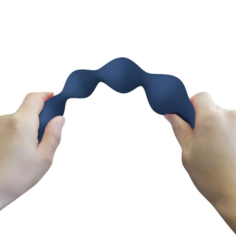 Mr Play-Palline anali con Plug anale di Silicone Blu 20,4 cm · Giocattoli anali (imaginea 8)