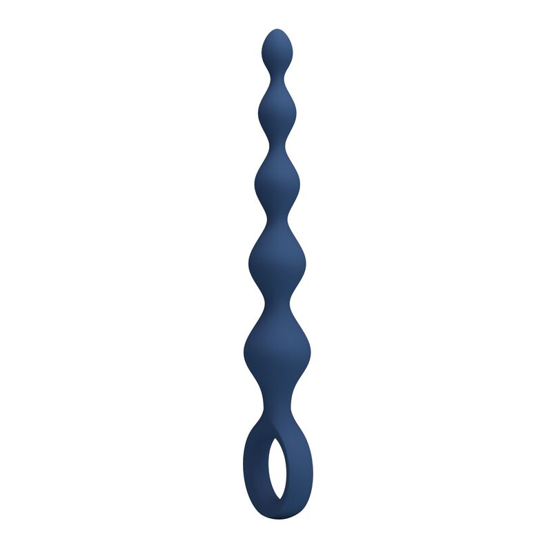 Mr Play-Palline anali con Plug anale di Silicone Blu 20,4 cm · Giocattoli anali (imaginea 6)