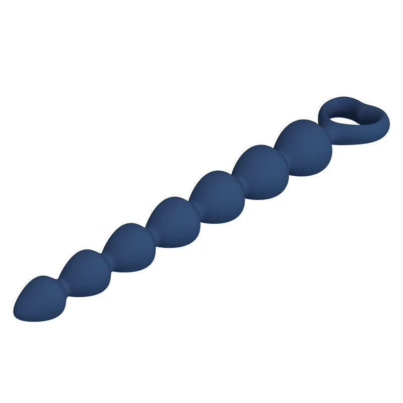 Mr Play-Palline anali con Plug anale di Silicone Blu 26,7 cm · Giocattoli anali (imaginea 4)