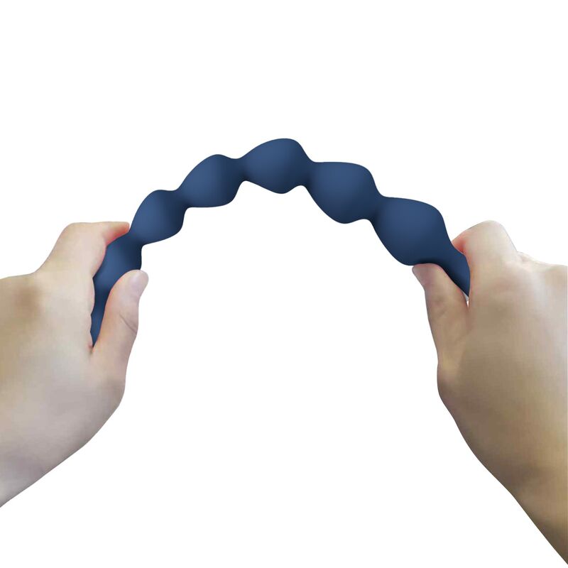 Mr Play-Palline anali con Plug anale di Silicone Blu 26,7 cm · Giocattoli anali (imaginea 8)
