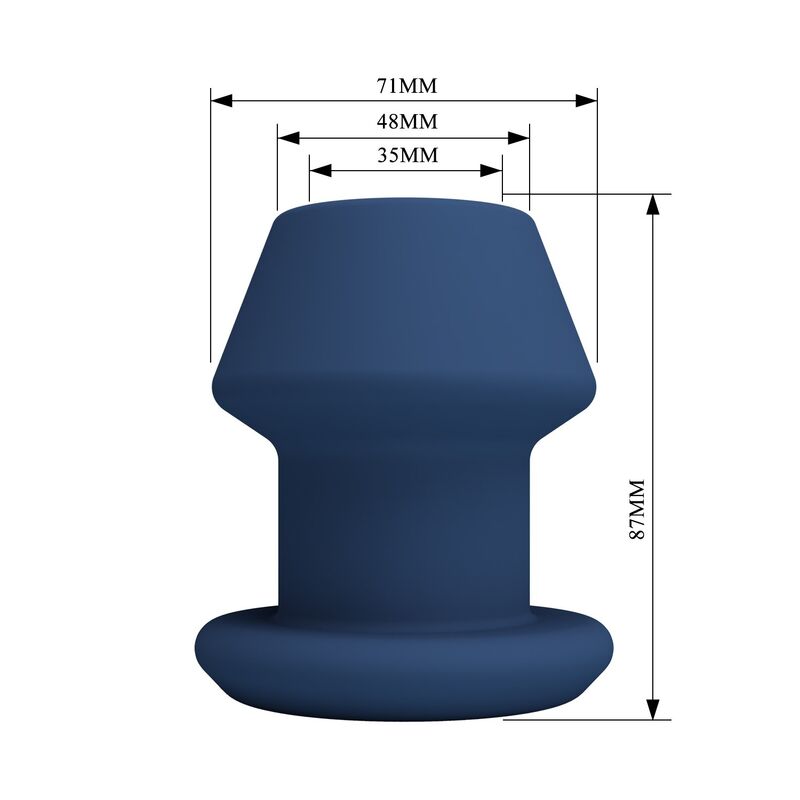 Mr Play-Jack Plug anale Vuoto Silicone Blu Taglia M 5 Mr Play-Jack Plug anale Vuoto Silicone Blu Taglia M · Giocattoli anali (imaginea 5)