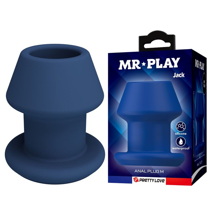 Mr Play-Jack Plug anale Vuoto Silicone Blu Taglia M 1 Mr Play-Jack Plug anale Vuoto Silicone Blu Taglia M · Giocattoli anali