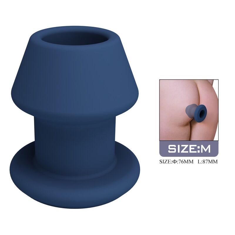 Mr Play-Jack Plug anale Vuoto Silicone Blu Taglia M 7 Mr Play-Jack Plug anale Vuoto Silicone Blu Taglia M · Giocattoli anali (imaginea 7)