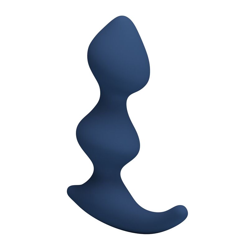 Mr Play-Plug anale Silicone ergonomico Blu · Giocattoli anali (immagine 3)
