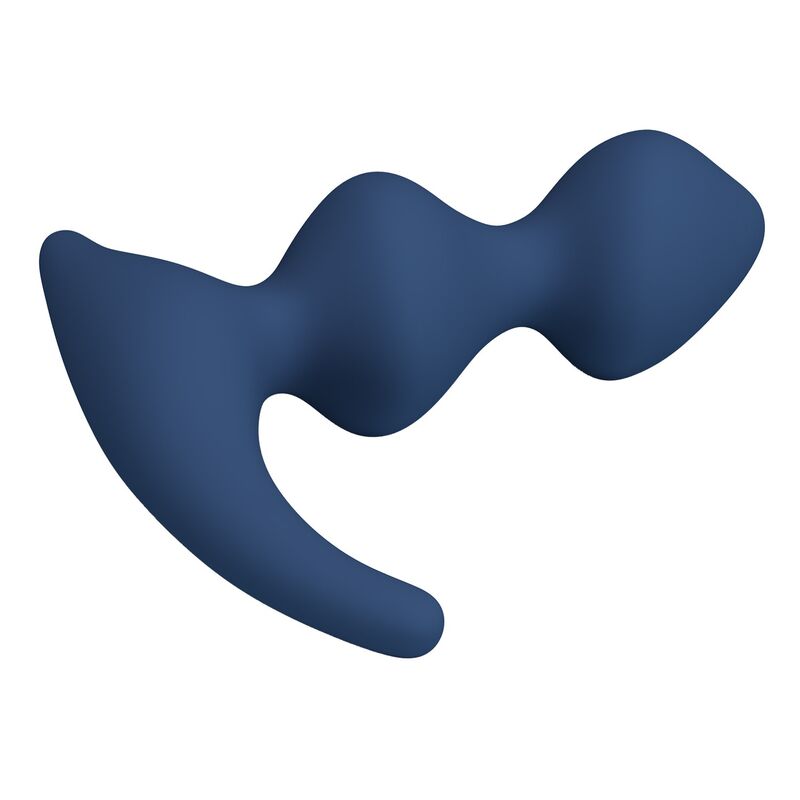 Mr Play-Plug anale Silicone ergonomico Blu · Giocattoli anali (immagine 7)