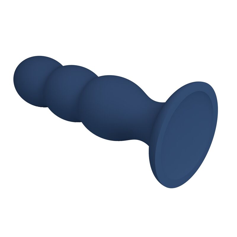 Mr Play-Plug anale con sfere metalliche e Ventosa Blu · Giocattoli anali (immagine 4)