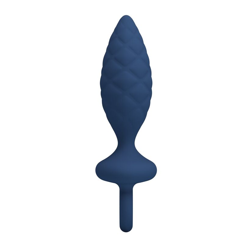 Mr Play-Plug anale Textured con Anello Blu Taglia S · Giocattoli anali (immagine 2)