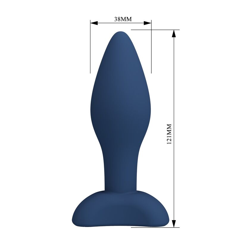 Mr Play-Plug anale Silicone conico Blu Taglia L · Giocattoli anali (imaginea 5)