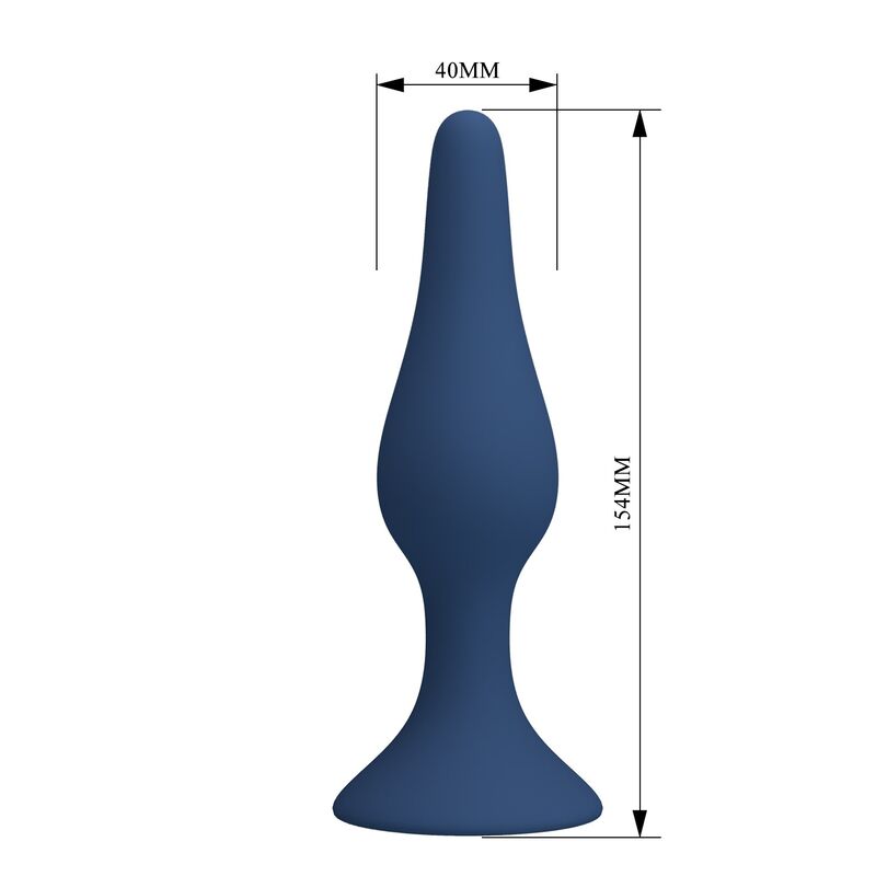 Mr Play-Plug anale Silicone conico Blu Taglia XL 7 Mr Play-Plug anale Silicone conico Blu Taglia XL · Giocattoli anali (imaginea 7)