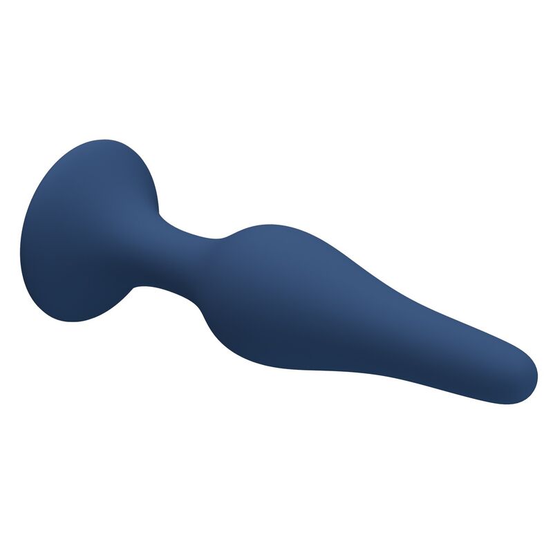 Mr Play-Plug anale Slim Silicone Blu Taglia L · Giocattoli anali (imaginea 6)