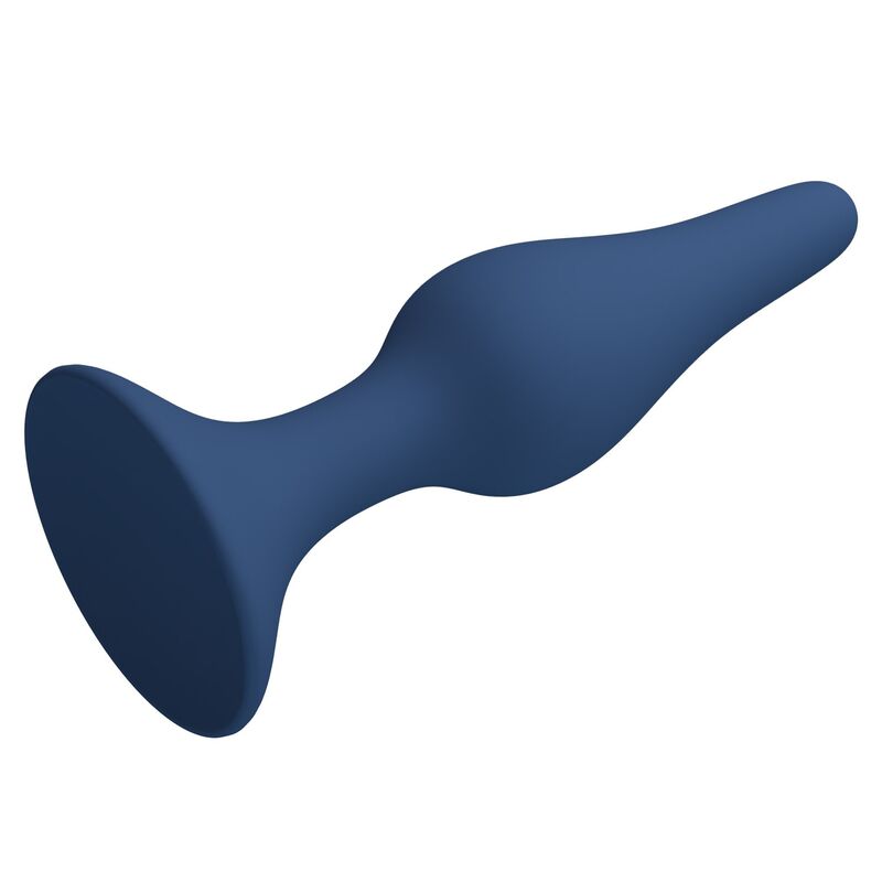Mr Play-Plug anale Slim Silicone Blu Taglia L · Giocattoli anali (imaginea 7)