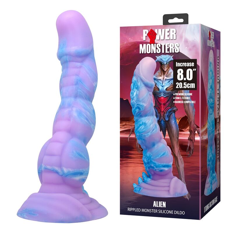Power Monsters-Alien Dildo Fantasy Silicone 20,5 cm 2 Power Monsters-Alien Dildo Fantasy Silicone 20,5 cm · Dildo & Stimolatori (imaginea 2)