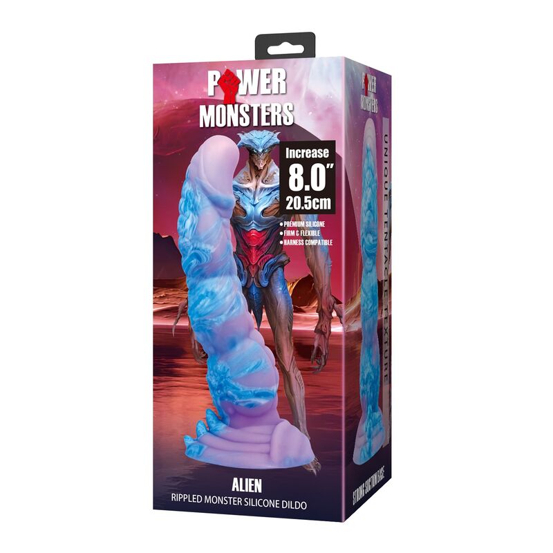 Power Monsters-Alien Dildo Fantasy Silicone 20,5 cm 3 Power Monsters-Alien Dildo Fantasy Silicone 20,5 cm · Dildo & Stimolatori (imaginea 3)