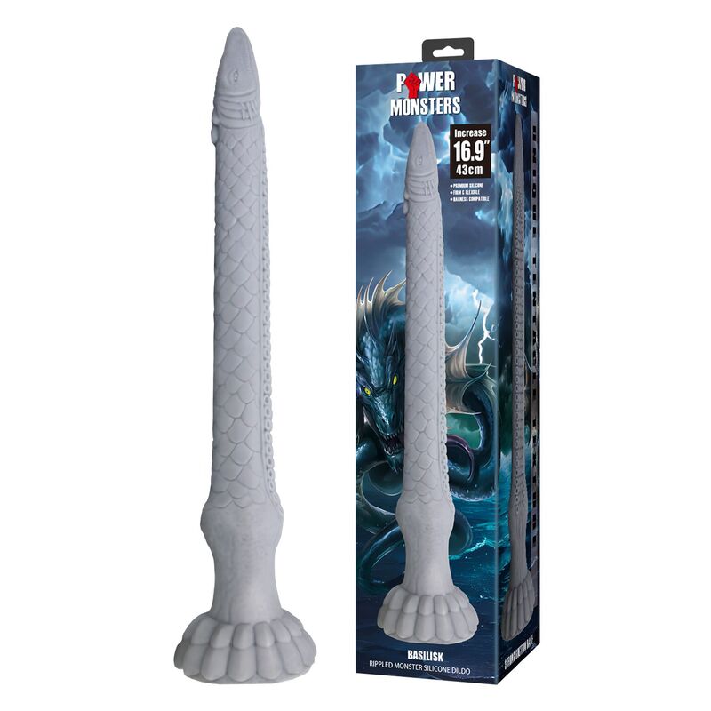 Power Monsters-Basilisk Dildo Fantasy Silicone 43 cm