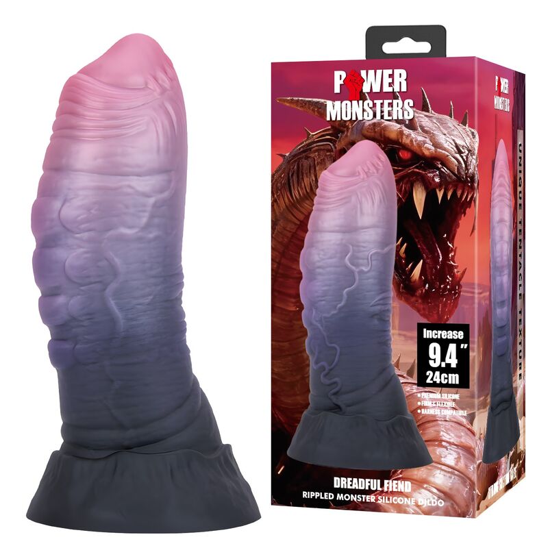 Power Monsters-Dreadful Fiend Dildo Fantasy 24 cm · Dildo & Stimolatori (imaginea 6)
