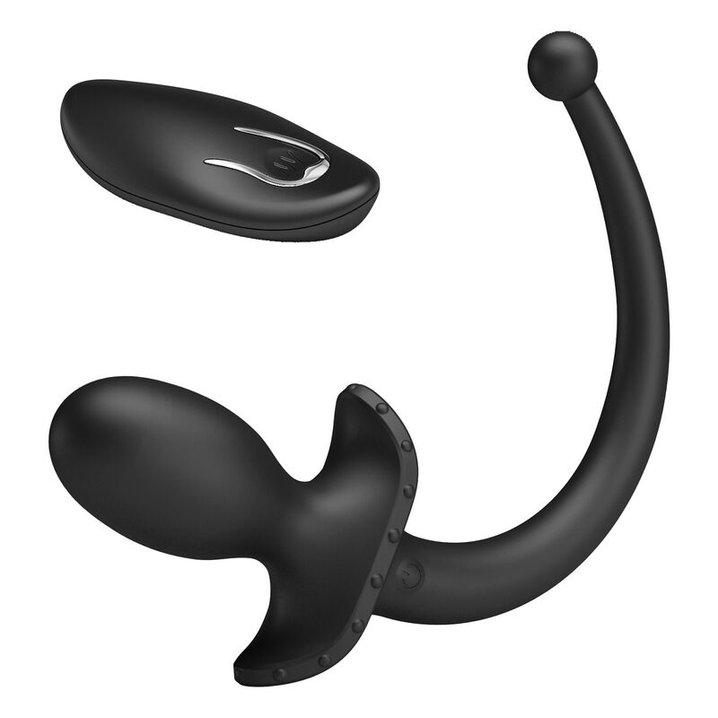 Mr Play-Vibratore anale e perineo con telecomando Nero · Giocattoli anali (immagine 10)