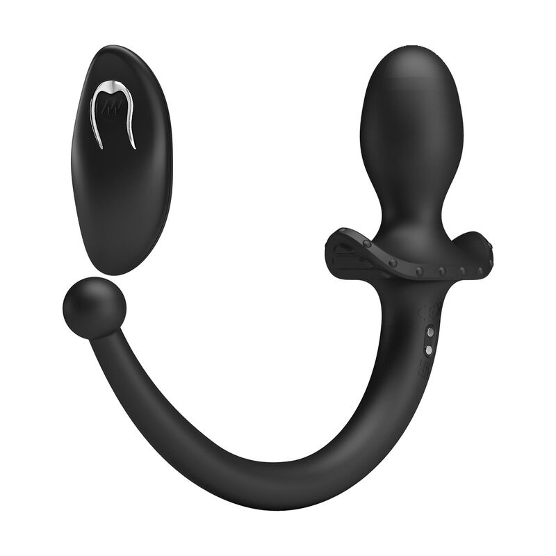 Mr Play-Vibratore anale e perineo con telecomando Nero · Giocattoli anali (immagine 5)