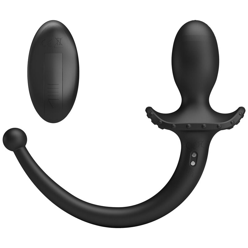 Mr Play-Vibratore anale e perineo con telecomando Nero · Giocattoli anali (immagine 9)