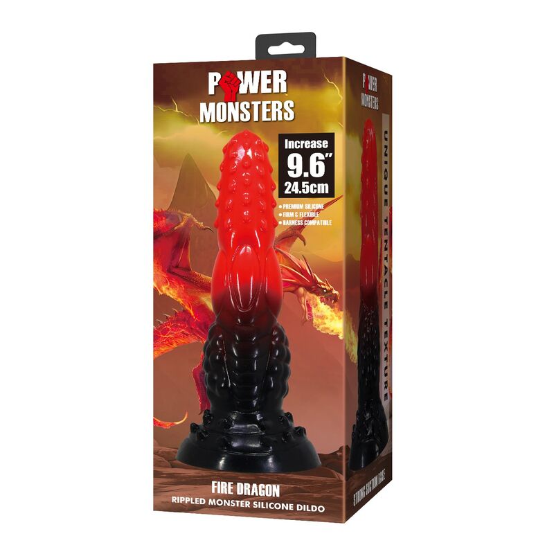 Power Monsters-Fire Dragon Dildo Fantasy 24,5 cm 9 Power Monsters-Fire Dragon Dildo Fantasy 24,5 cm · Dildo & Stimolatori (imaginea 9)