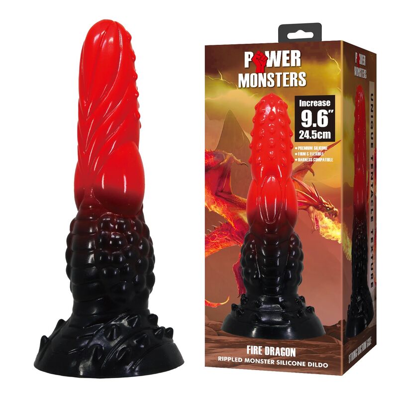 Power Monsters-Fire Dragon Dildo Fantasy 24,5 cm 7 Power Monsters-Fire Dragon Dildo Fantasy 24,5 cm · Dildo & Stimolatori (imaginea 7)