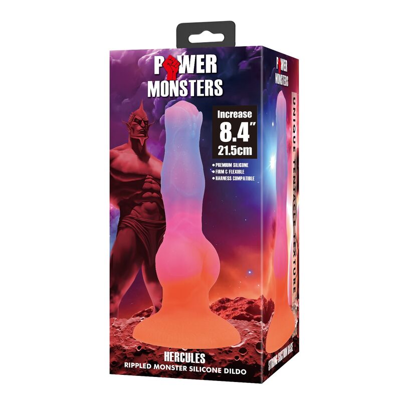 Power Monsters-Hercules Dildo Fantasy Silicone 21,5 cm · Dildo & Stimolatori (immagine 6)