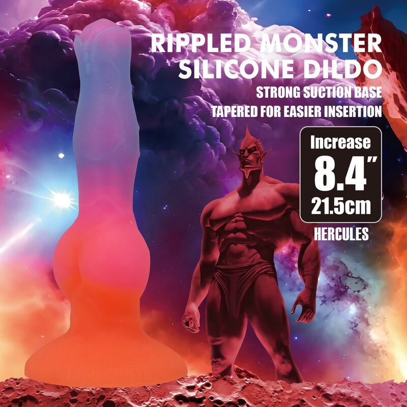 Power Monsters-Hercules Dildo Fantasy Silicone 21,5 cm · Dildo & Stimolatori (immagine 7)
