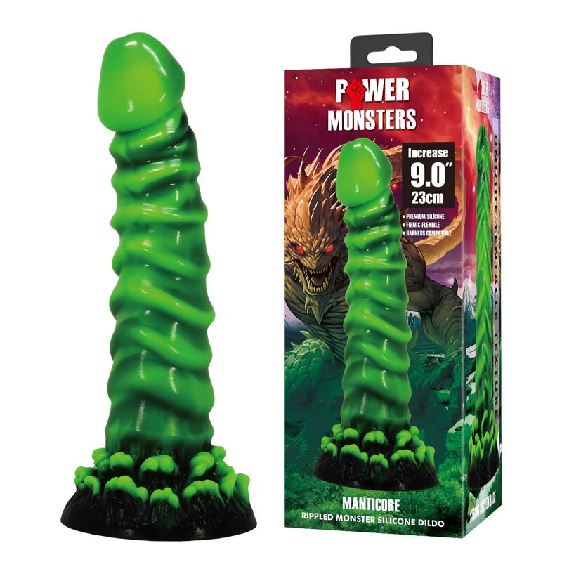 Power Monsters-Manticore Dildo Fantasy Silicone 23 cm · Dildo & Stimolatori (imaginea 2)