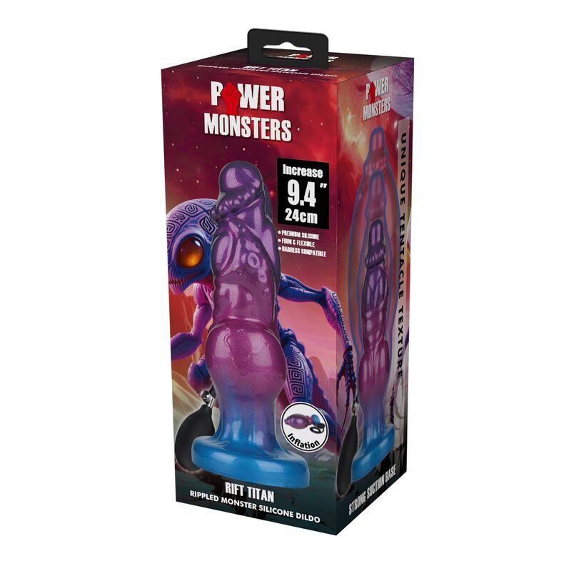 Power Monsters-Rift Titanio Gonfiabile Dildo 24 cm · Dildo & Stimolatori (imaginea 2)