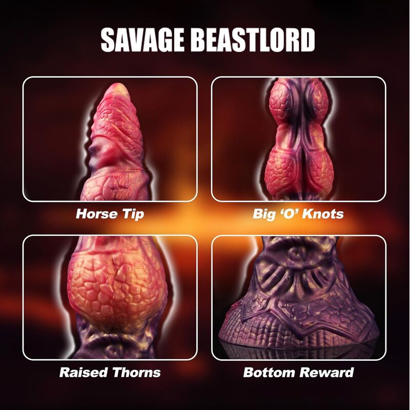 Power Monsters-Savage Beastlord Dildo Fantasy 24 cm 4 Power Monsters-Savage Beastlord Dildo Fantasy 24 cm · Dildo & Stimolatori (imaginea 4)