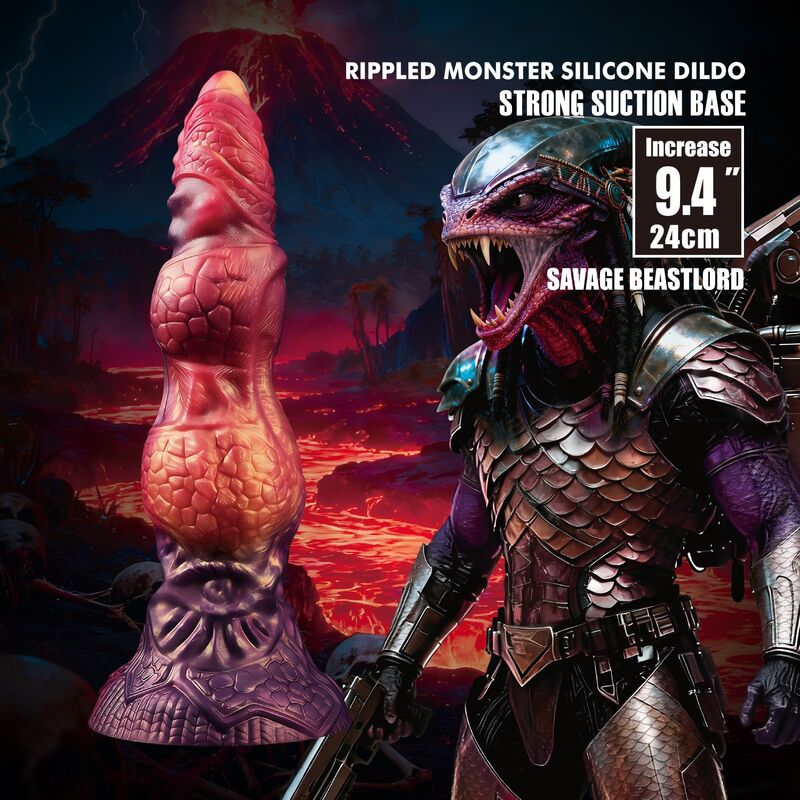 Power Monsters-Savage Beastlord Dildo Fantasy 24 cm 3 Power Monsters-Savage Beastlord Dildo Fantasy 24 cm · Dildo & Stimolatori (imaginea 3)