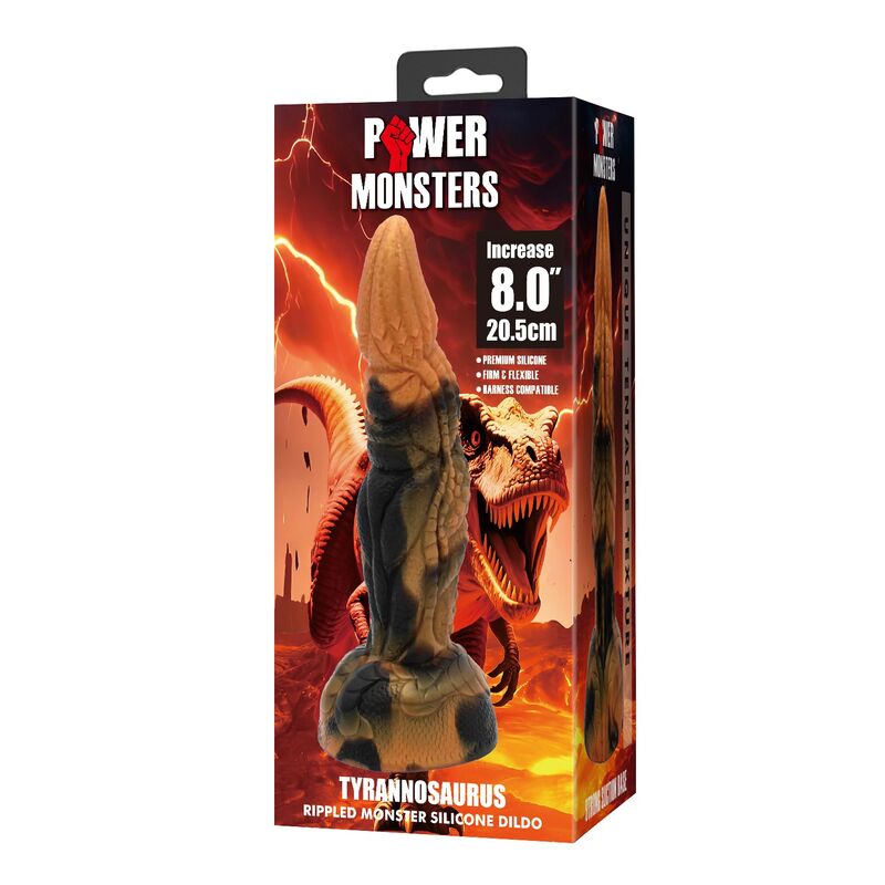 Power Monsters-Tyrannosaurus Dildo Fantasy 20,5 cm · Dildo & Stimolatori (immagine 6)