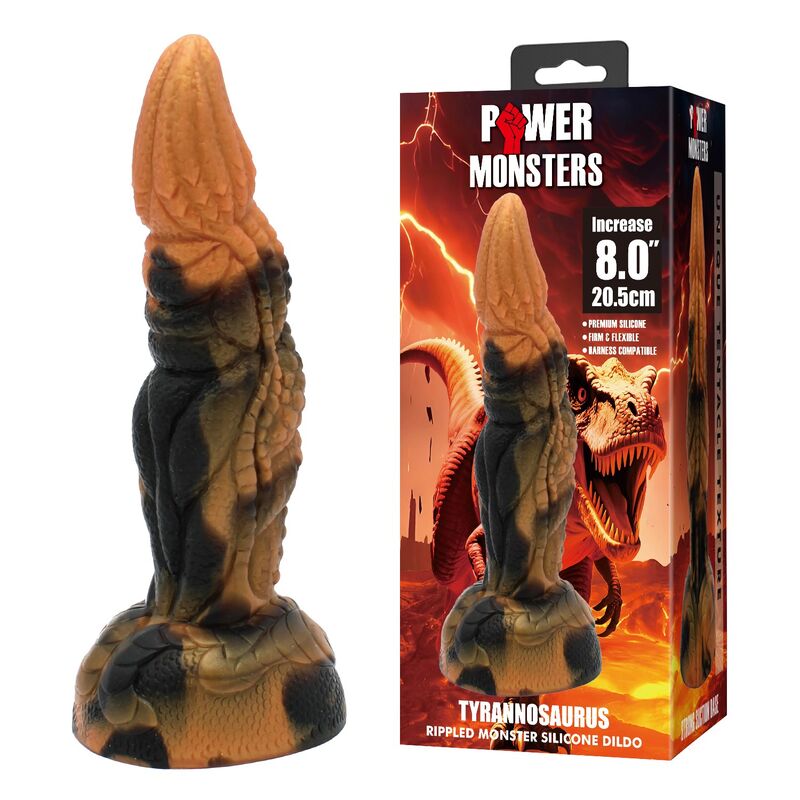 Power Monsters-Tyrannosaurus Dildo Fantasy 20,5 cm · Dildo & Stimolatori (immagine 8)