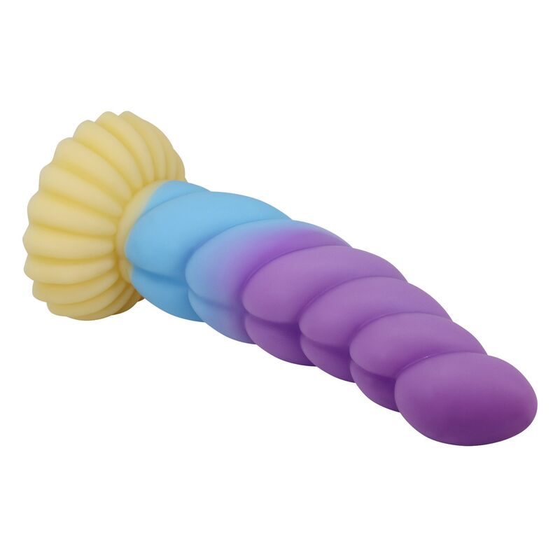 Power Monsters-Unicorno Tricolore Dildo Fantasy 22 cm · Dildo & Stimolatori (immagine 7)
