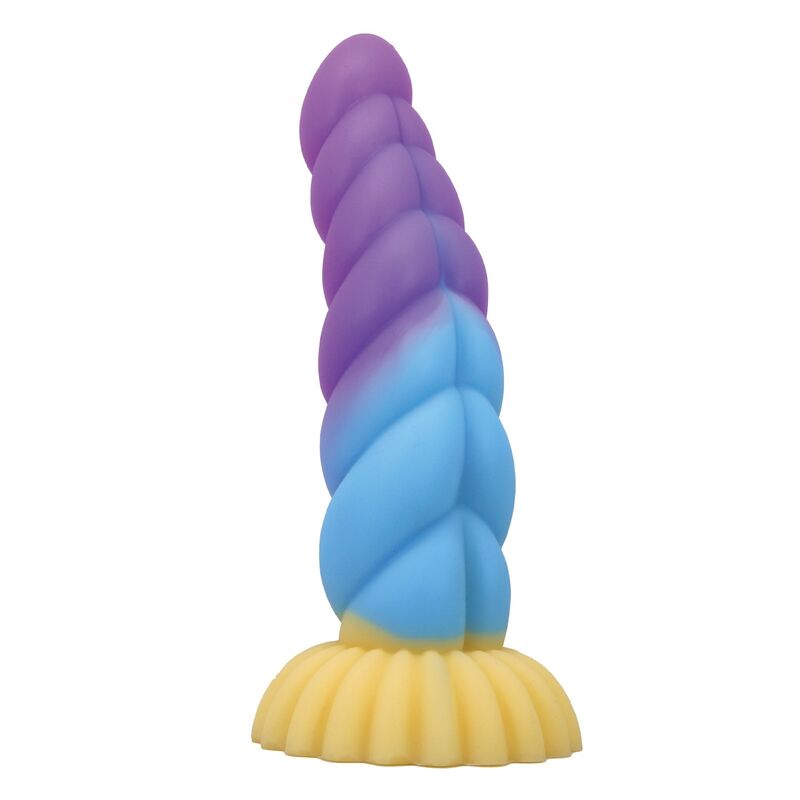 Power Monsters-Unicorno Tricolore Dildo Fantasy 22 cm · Dildo & Stimolatori (immagine 9)