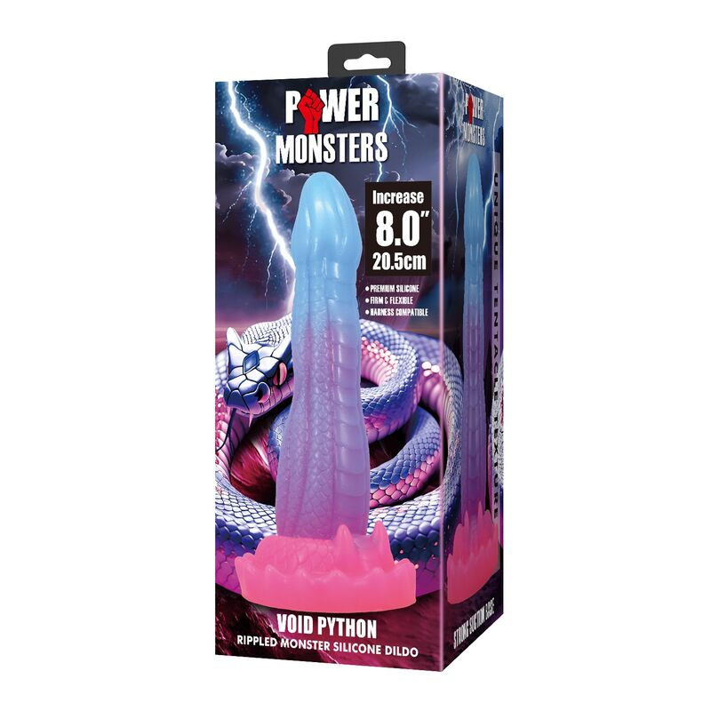 Power Monsters-Void Python Dildo Fantasy con Ventosa 20,5 cm · Dildo & Stimolatori (immagine 4)