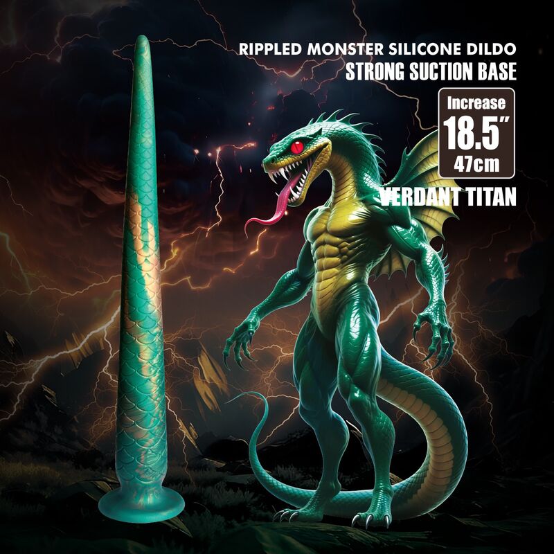 Power Monsters-Wildwyrm Tail Dildo Fantasy 47 cm 3 Power Monsters-Wildwyrm Tail Dildo Fantasy 47 cm · Dildo & Stimolatori (imaginea 3)