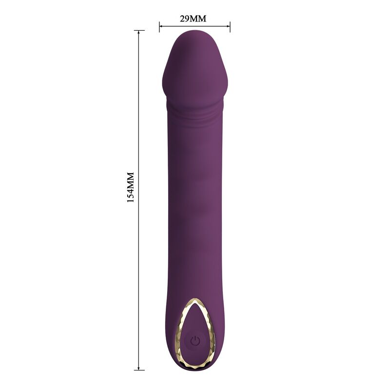 Pretty Love-Amara Vibratore Ricaricabile 10 Funzioni Viola · Vibratori (imaginea 9)