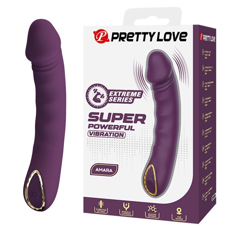 Pretty Love-Amara Vibratore Ricaricabile 10 Funzioni Viola · Vibratori