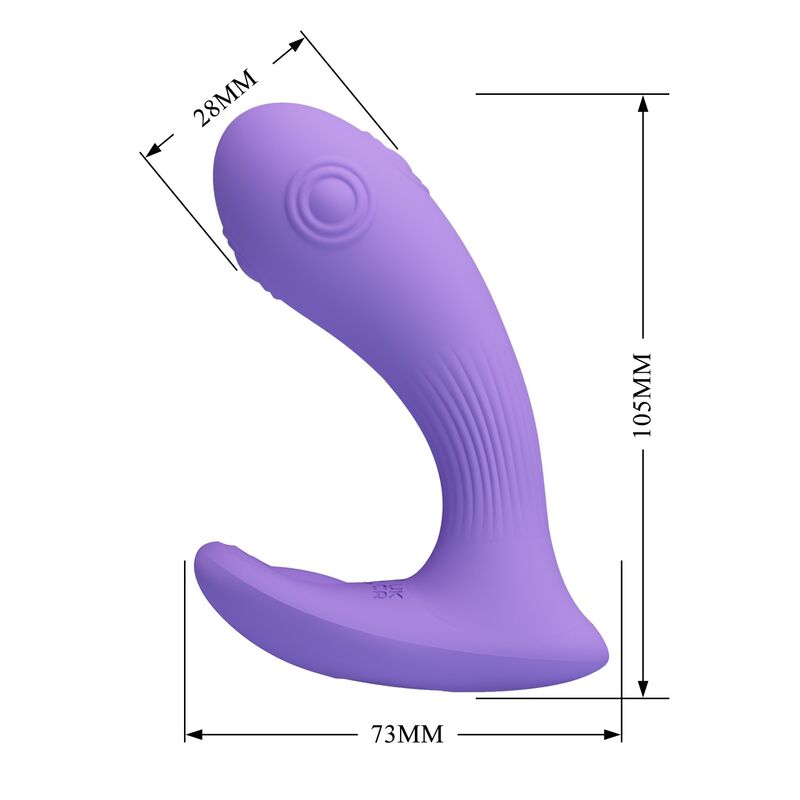 Pretty Love-Andromeda Vibratore con Spinta e Vibrazione Viola · Vibratori (immagine 3)