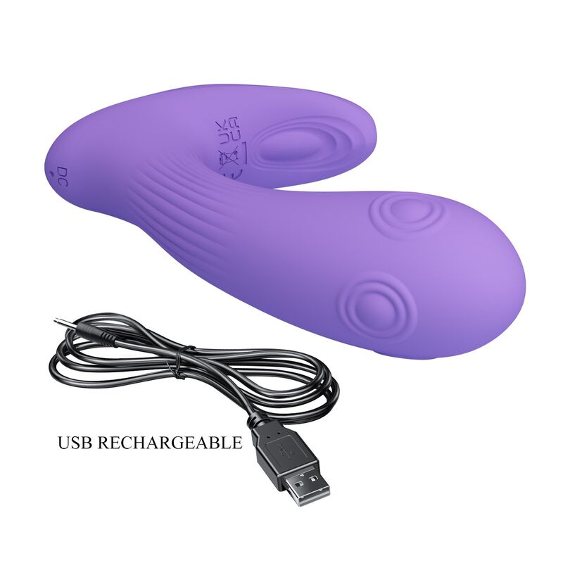 Pretty Love-Andromeda Vibratore con Spinta e Vibrazione Viola · Vibratori (immagine 4)